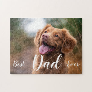Beste vader ooit Schattigee hond Pet Photo Dog Dad Legpuzzel