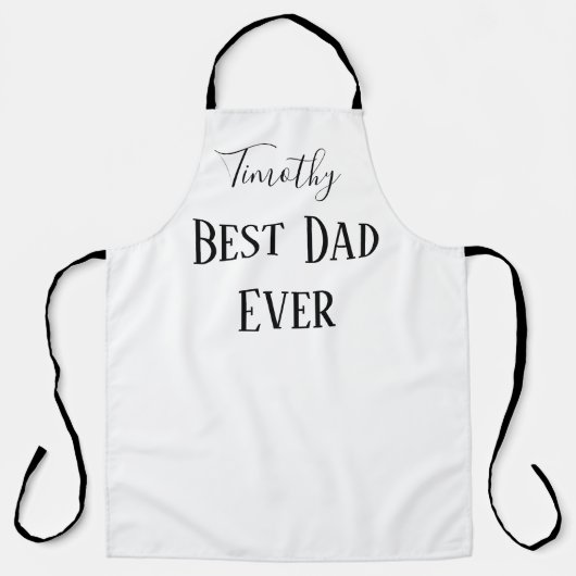 Beste vader ooit schort (Voorkant)