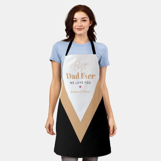 Beste vader ooit schort (Gedragen)