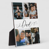 Beste vader ooit script Vaderdag 6 fotocollage Fotoplaat (Zijkant)