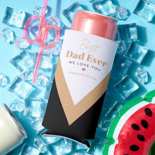 Beste vader ooit seltzer blikjeskoeler (Insitu Zomer)