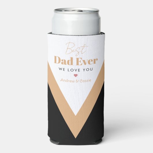 Beste vader ooit seltzer blikjeskoeler (Seltzer Achterkant)