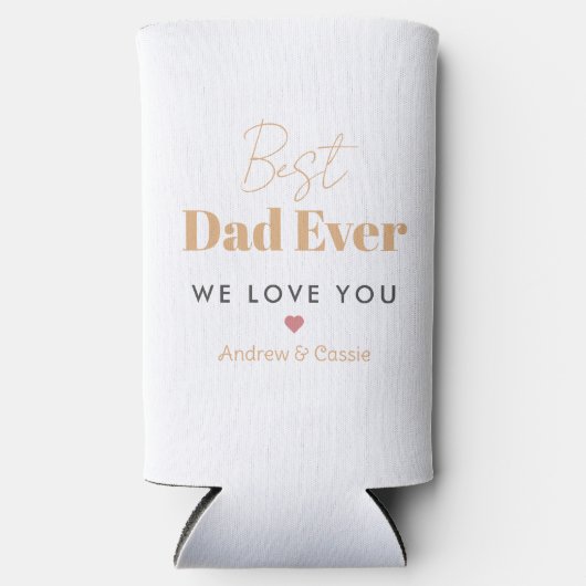 Beste vader ooit seltzer blikjeskoeler (Voorkant)