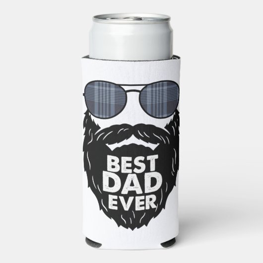 Beste vader ooit seltzer blikjeskoeler (Seltzer Achterkant)