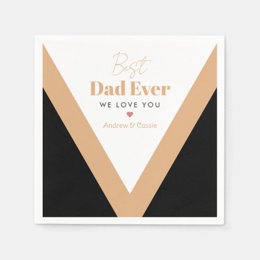 Beste vader ooit servet (Voorkant)