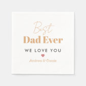 Beste vader ooit servet (Voorkant)