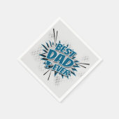 Beste vader ooit servetten (Hoek)