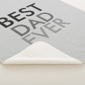 Beste vader ooit sherpa deken (3/4)