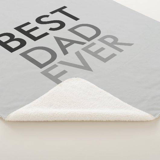 Beste vader ooit sherpa deken (3/4)