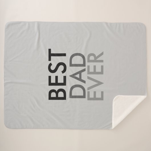 Beste vader ooit sherpa deken (Voorkant (horizontaal))