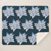 Beste vader ooit sherpa deken (Voorkant (horizontaal))