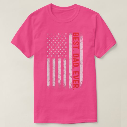 Beste vader ooit Shirt Amerikaanse vlag geeft vade (Design voorkant)