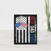 Beste vader ooit Shirten voor papa vaders dag 4e Kaart (Voorkant)