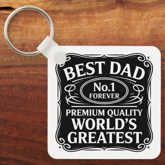 Beste vader ooit sleutelhanger (Voorkant)