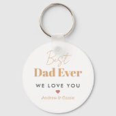 Beste vader ooit sleutelhanger (Achterkant)