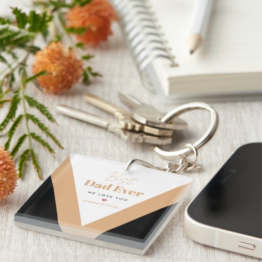 Beste vader ooit sleutelhanger (Voorkant Rechts)