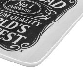 Beste vader ooit snijplank (Hoek)