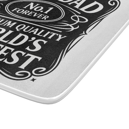 Beste vader ooit snijplank (Hoek)