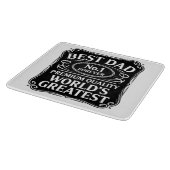 Beste vader ooit snijplank (Hoek)