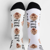 Beste vader ooit sokken, sokken met aangepaste fot (Top)