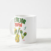Beste vader ooit Spaanse vaders Dag Koffee Mok Gif (Voorkant links)