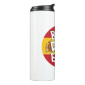 Beste vader ooit Spanje vlag Thermosbeker (Gedraaid links)