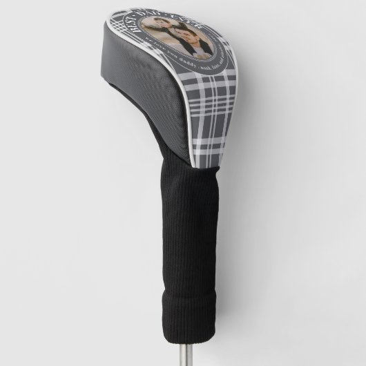Beste vader ooit speelde aangepaste foto vaders da golfheadcover (Schuin)