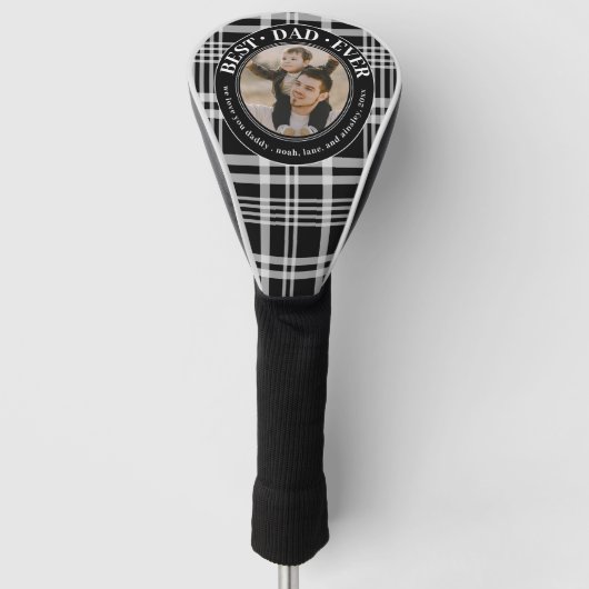 Beste vader ooit speelde aangepaste foto vaders da golfheadcover (Voorkant)