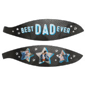 Beste vader ooit sport Edgy Photo Star Vaderdag Basketbal (Panelen)