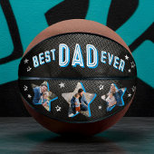 Beste vader ooit sport Edgy Photo Star Vaderdag Basketbal
