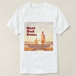 Beste vader ooit Spreuken 20:7 Christelijk Bijbelv T-shirt