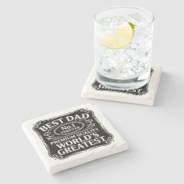 Beste vader ooit stenen onderzetter