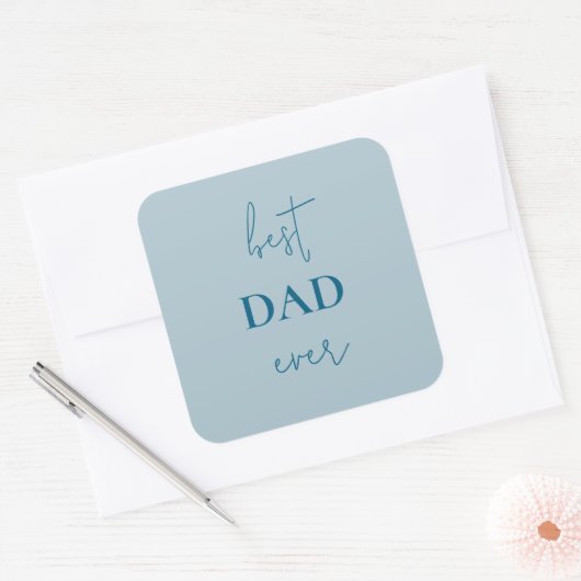 Beste vader ooit Sticker | Vaderdag Gift (Envelop)