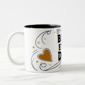 Beste vader ooit - Stijlvolle Vaderdag Tweekleurige Koffiemok (Links)