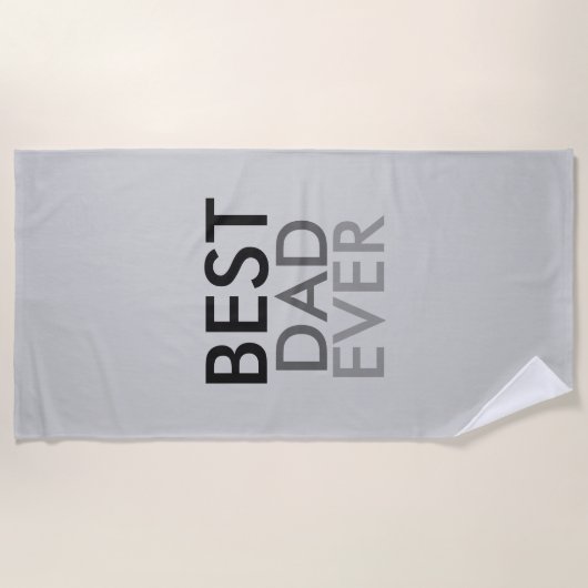 Beste vader ooit strandlaken (Voorkant)