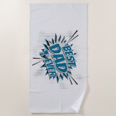 Beste vader ooit strandlaken (Voorkant)