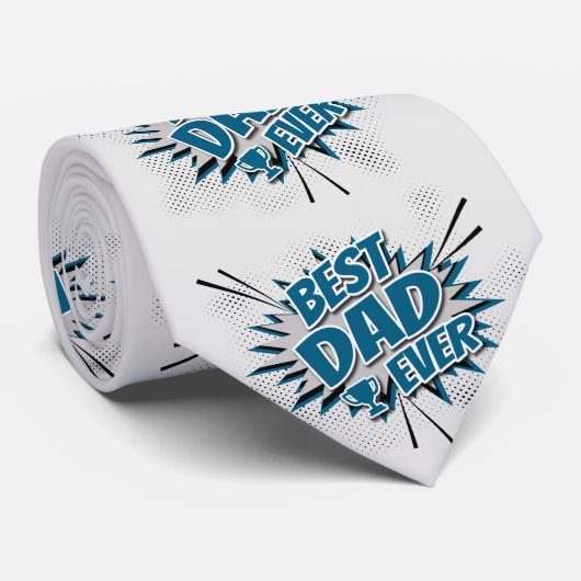 Beste vader ooit stropdas (Opgerold)