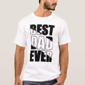Beste vader ooit t-shirt (Voorkant)