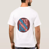 Beste vader ooit t-shirt (Achterkant)