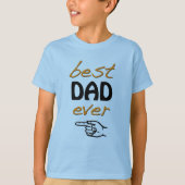 Beste vader ooit t-shirt (Voorkant)