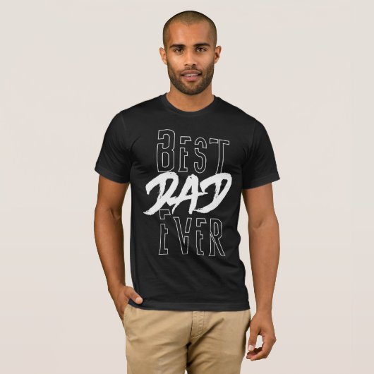 Beste vader ooit T-Shirt (Voorkant volledig)