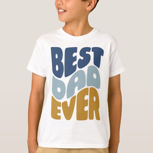 Beste vader ooit t-shirt (Voorkant)