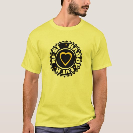 Beste vader ooit t-shirt (Voorkant)