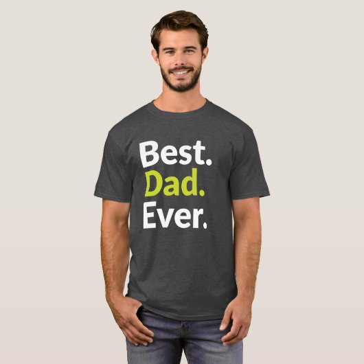 Beste vader ooit t-shirt (Voorkant volledig)