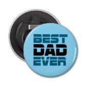 Beste vader ooit T-Shirt Button Flesopener (Voorkant)
