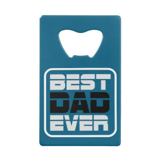 Beste vader ooit T-Shirt Creditkaart Flessenopener