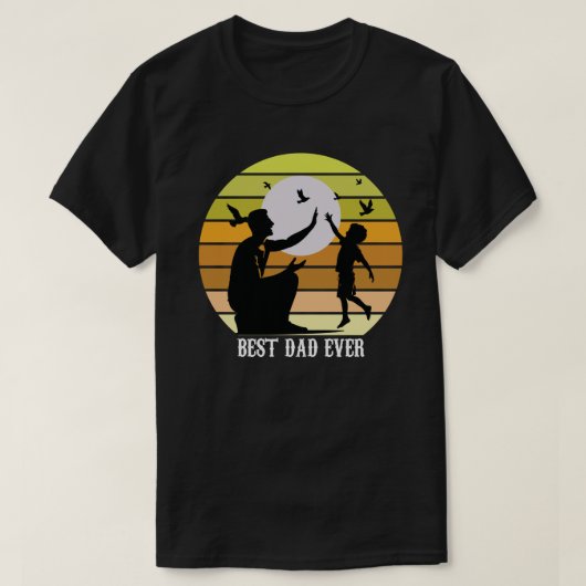 Beste Vader Ooit T-Shirt | Grappig Kado Shirt Voor (Design voorkant)