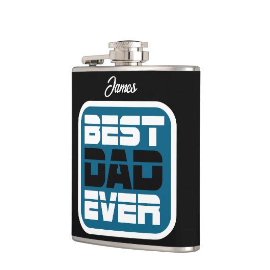 Beste vader ooit T-Shirt Heupfles (Links)