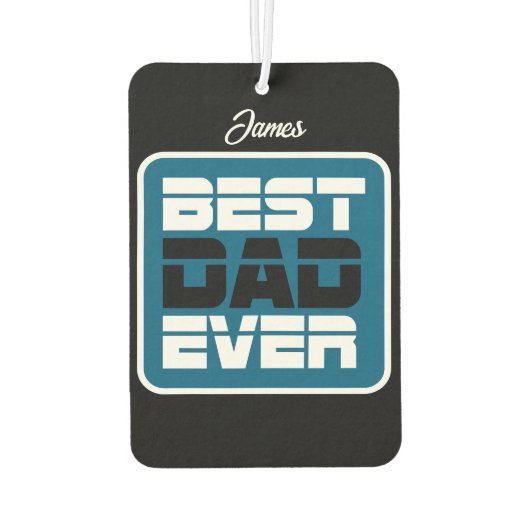 Beste vader ooit T-Shirt Luchtverfrisser (Achterkant)