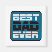 Beste vader ooit T-Shirt Magneet (Voorkant)